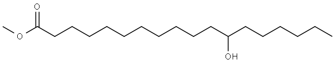 methyl 12-hydroxyoctadecanoate Structure