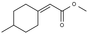 (4-methyl-cyclohexyliden)-acetic acid methyl ester Structure