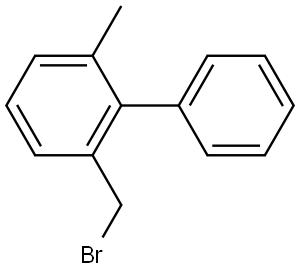 2-(bromomethyl)-6-methyl-1,1'-biphenyl Structure