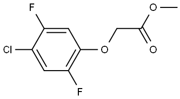 Methyl 2-(4-chloro-2,5-difluorophenoxy)acetate Structure