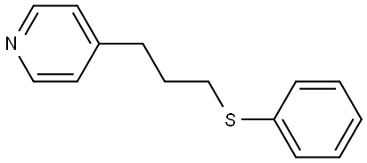 4-[3-(Phenylthio)propyl]pyridine Structure