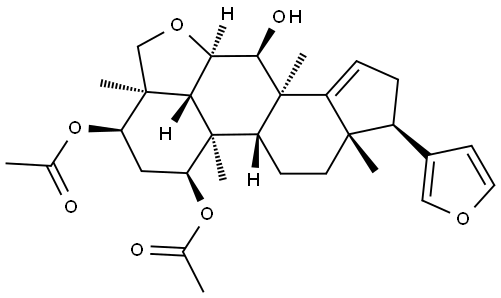 1,3-Diacetylvilasinin Structure