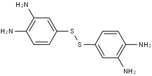 1,2-Benzenediamine, 4,4'-dithiobis- (9CI) Structure