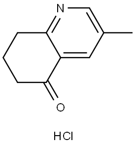 3-methyl-7,8-dihydroquinolin-5(6H)-one hydrochloride Structure