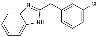 2-(3-Chlorobenzyl)-1H-benzo[d]imidazole Structure