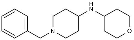 1-benzyl-N-(tetrahydro-2H-pyran-4-yl)piperidin-4-amine Structure