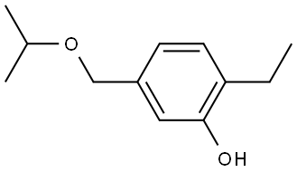 2-Ethyl-5-[(1-methylethoxy)methyl]phenol Structure