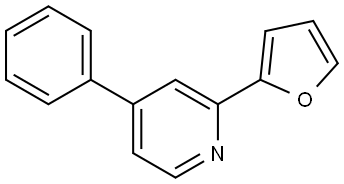 2-(Furan-2-yl)-4-phenylpyridine Structure