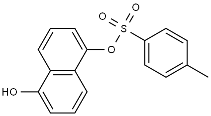 1,5-Naphthalenediol, 1-(4-methylbenzenesulfonate) Structure