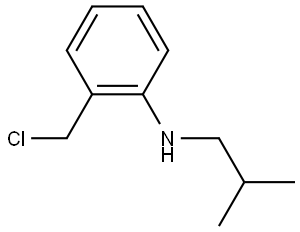 2-(chloromethyl)-N-isobutylaniline Structure