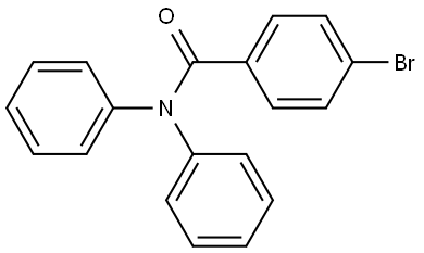 4-Bromo-N,N-diphenylbenzamide Structure