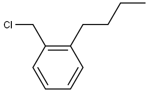 1-butyl-2-(chloromethyl)benzene Structure