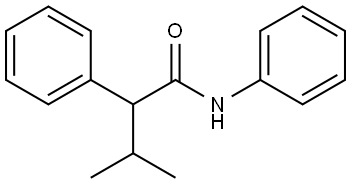 3-methyl-N,2-diphenylbutanamide Structure