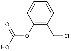 2-(chloromethyl)phenyl hydrogen carbonate Structure