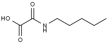 Acetic acid, 2-oxo-2-(pentylamino)- Structure