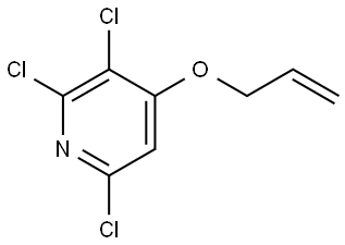 2,3,6-Trichloro-4-(2-propen-1-yloxy)pyridine Structure