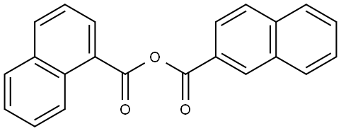 1-Naphthalenecarboxylic acid, anhydride with 2-naphthalenecarboxylic acid Structure