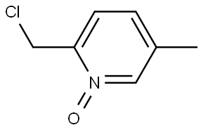 2-(chloromethyl)-5-methylpyridine 1-oxide Structure