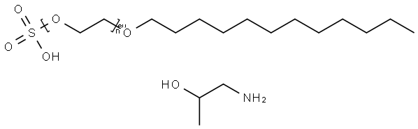 MIPA-LAURETH SULFATE Structure