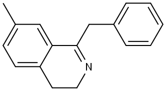 1-Benzyl-7-methyl-3,4-dihydroisoquinoline Structure