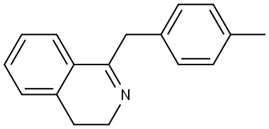 1-(4-Methylbenzyl)-3,4-dihydroisoquinoline Structure