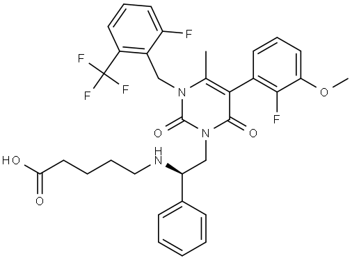 Elagolix Impurity 11 Structure