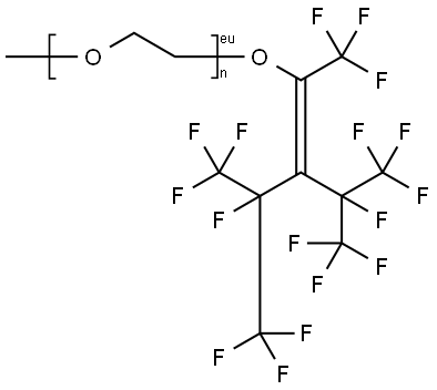 2-ethanediyl), .alpha.-methyl-.omega.-[[3,4,4,4-tetrafluoro-2-[1,2,2,2-tetrafluoro-1-(trifluoromethyPoly(oxy-1 Structure