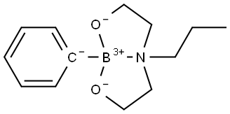 Tetrahydro-2-phenyl-6-propyl-4H-1,3,6,2-dioxazaborocine Structure