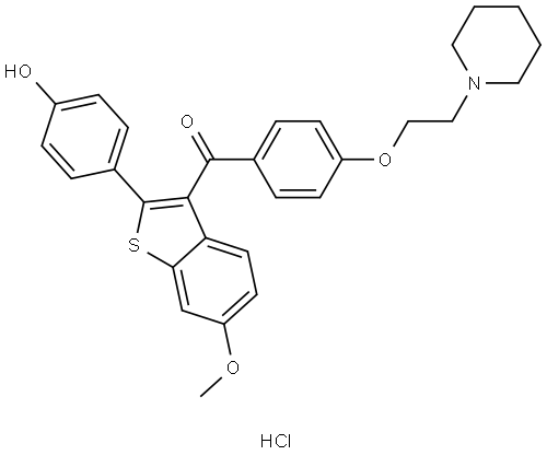 Raloxifene impurity 1 Structure