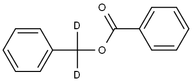 Benzenemethan-d2-ol, benzoate Structure