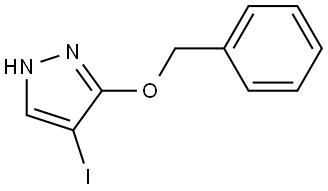 3-(benzyloxy)-4-iodo-1H-pyrazole Structure