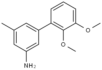 2',3'-Dimethoxy-5-methyl[1,1'-biphenyl]-3-amine Structure