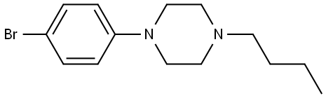 1-(4-Bromophenyl)-4-butylpiperazine Structure