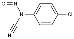 N-(4-chlorophenyl)-N-nitrosocyanamide Structure