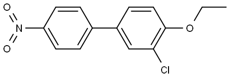 3-chloro-4-ethoxy-4'-nitro-1,1'-biphenyl Structure