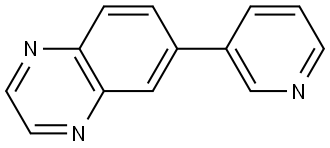 6-(3-Pyridinyl)quinoxaline Structure