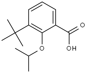 3-(tert-butyl)-2-isopropoxybenzoic acid Structure