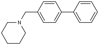 1-([1,1'-Biphenyl]-4-ylmethyl)piperidine Structure