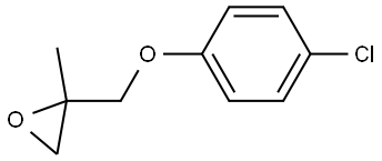 Oxirane, 2-[(4-chlorophenoxy)methyl]-2-methyl- Structure