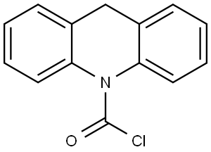 9H-acridine-10-carbonyl chloride Structure