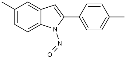 5-methyl-1-nitroso-2-(p-tolyl)-1H-indole Structure