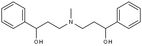 α,α''-[(Methylimino)di-2,1-ethanediyl]bis-benzenemethanol 구조식 이미지