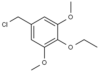 5-(Chloromethyl)-2-ethoxy-1,3-dimethoxybenzene Structure