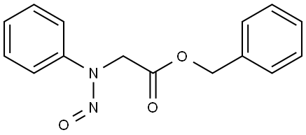 benzyl 2-(nitroso(phenyl)amino)acetate Structure