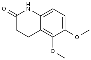 5,6-dimethoxy-3,4-dihydroquinolin-2(1H)-one Structure