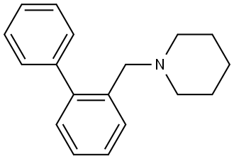 1-([1,1'-Biphenyl]-2-ylmethyl)piperidine Structure