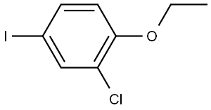 2-chloro-1-ethoxy-4-iodobenzene Structure