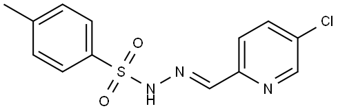 (E)-N'-((5-chloropyridin-2-yl)methylene)-4-methylbenzenesulfonohydrazide Structure