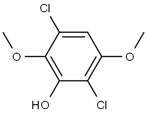 2,5-Dichloro-3,6-dimethoxyphenol Structure