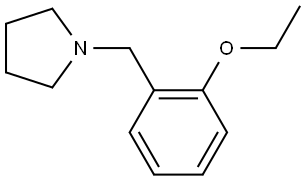 1-[(2-Ethoxyphenyl)methyl]pyrrolidine Structure